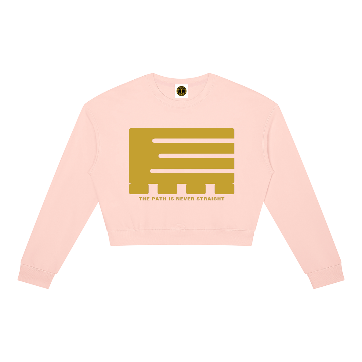 Nkyinkyim Women’s Crewneck Sweatshirt — The Path Is Never Straight