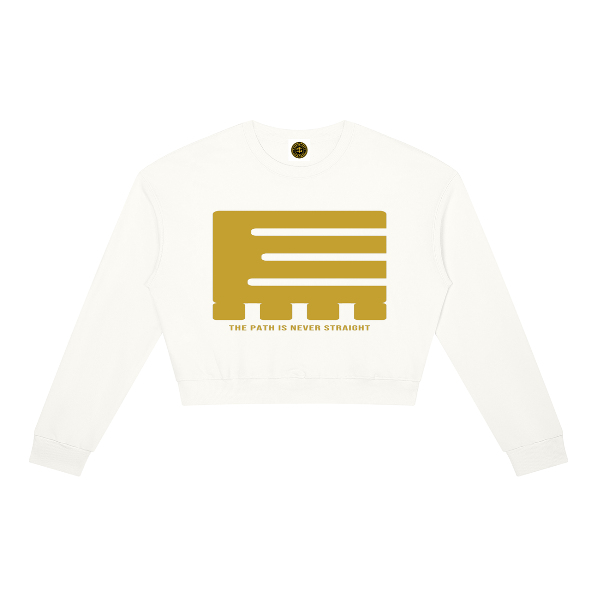 Nkyinkyim Women’s Crewneck Sweatshirt — The Path Is Never Straight