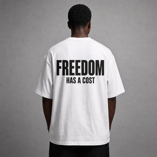 Freedom Has a Cost  Oversized T Shirt