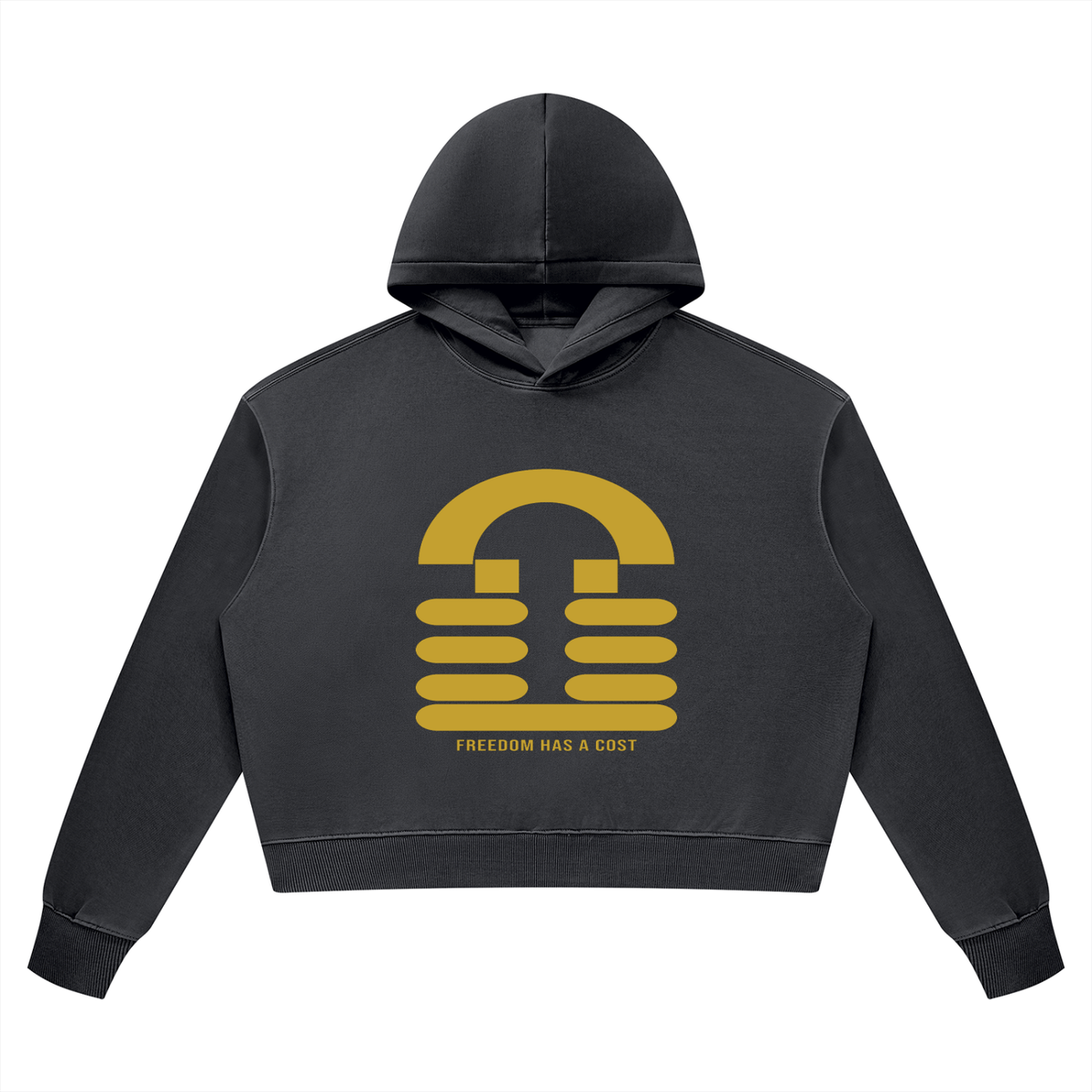 Fawohodie Women’s Vintage Wash Heavyweight Hoodie — Freedom Has a Cost