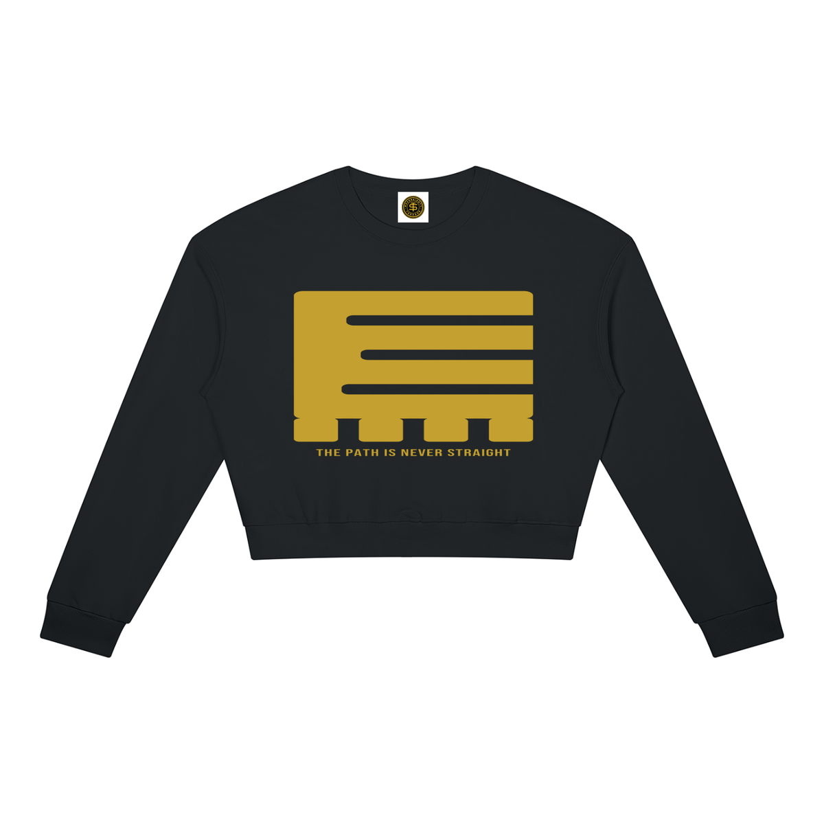Nkyinkyim Women’s Crewneck Sweatshirt — The Path Is Never Straight