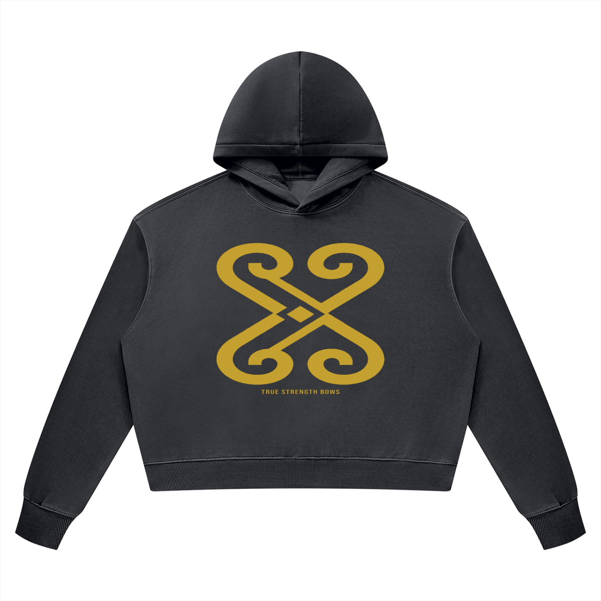 Dwennimmen Women’s Vintage Wash Heavyweight Hoodie — True Strength Bows