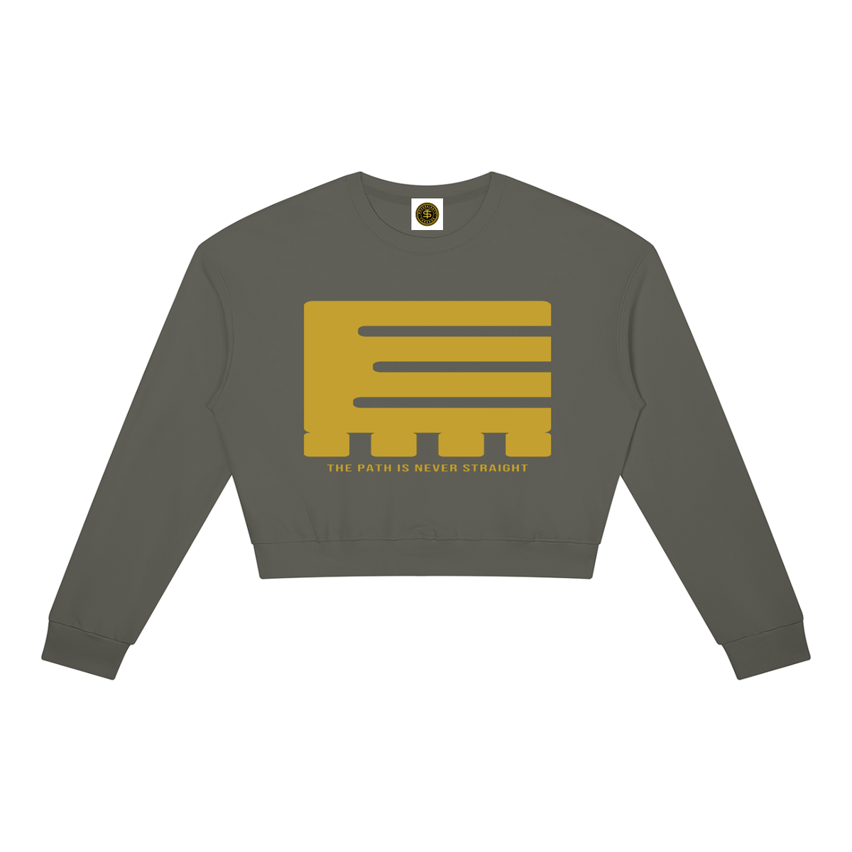 Nkyinkyim Women’s Crewneck Sweatshirt — The Path Is Never Straight