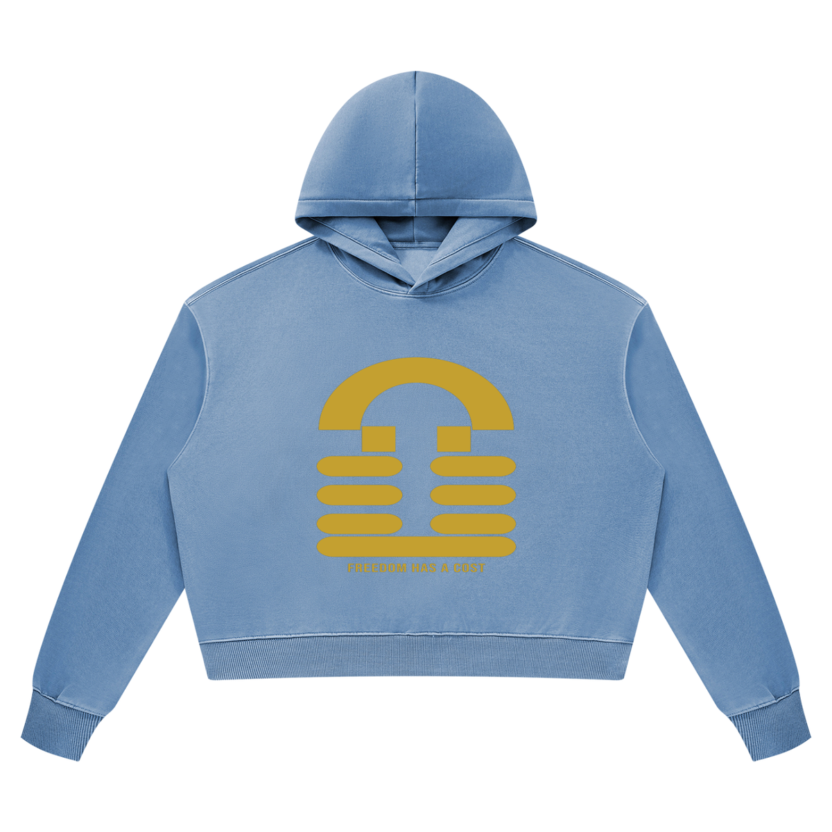 Fawohodie Women’s Vintage Wash Heavyweight Hoodie — Freedom Has a Cost